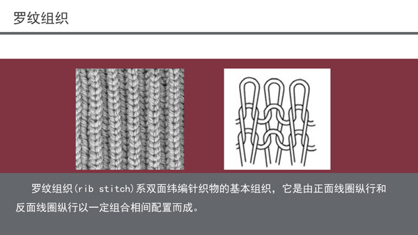 首页 资讯中心 科技资讯罗纹组织在自然状态下,织物的两面只能看到